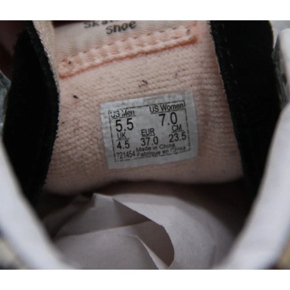 Vans Shoes Breast Cancer Awareness Womens Size 7 Sk8-Hi Black Skate High Top